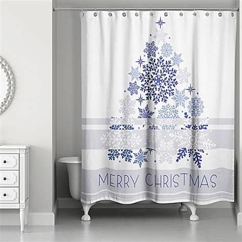 blue christmas shower curtain|elegant blue shower curtains.